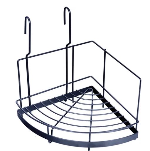 Полка навесная на рейлинг (угловая) 